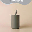 Mini Water Cup For Kids, Learning Drinking Portable Training Cup With Straw & Lid For Toddler Drinking Water, Silicone Baby Wate - Jewelrieshub - - jewelrieshub.com - Jewelrieshub - 