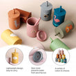 Baby Feeding Drinkware Straw Cup Baby Cartoon Learning Feeding Cup Food Grade Silicone Toddler Water Bottle Tableware BPA Free - Jewelrieshub - - jewelrieshub.com - Jewelrieshub - 
