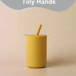 Mini Water Cup For Kids, Learning Drinking Portable Training Cup With Straw & Lid For Toddler Drinking Water, Silicone Baby Wate - Jewelrieshub - - jewelrieshub.com - Jewelrieshub - 