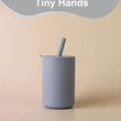 Mini Water Cup For Kids, Learning Drinking Portable Training Cup With Straw & Lid For Toddler Drinking Water, Silicone Baby Wate - Jewelrieshub - - jewelrieshub.com - Jewelrieshub - 