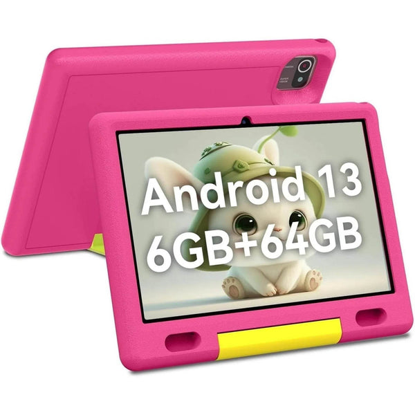 BESTSKI 10-inch Kids Tablet Android 13 Kid Tablet, 6GB RAM, 64GB ROM, Quad-Core Processor, Kidoz Pre Installed, Parental Control - Jewelrieshub - - jewelrieshub.com - Jewelrieshub - 