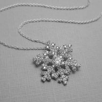 CAOSHI Gorgeous Snowflake Shaped Pendant Necklace Full Paved Cubic Zirconia Jewelry for Women Elegant Birthday Gifts Wholesale - Jewelrieshub - XL367 / 45cm - jewelrieshub.com - Jewelrieshub - XL367 / 45cm