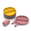 9Colors Baby Plate Set Food Grade Silicone Dishes BPA-Free Tableware Kids Feeding Bowls Kids Learning Dishes Tray Dropshiping - Jewelrieshub - - jewelrieshub.com - Jewelrieshub - 