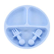 9Colors Baby Plate Set Food Grade Silicone Dishes BPA-Free Tableware Kids Feeding Bowls Kids Learning Dishes Tray Dropshiping - Jewelrieshub - - jewelrieshub.com - Jewelrieshub - 