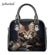 Jackherelook Cute Cat Print Women's Handbag Female Crossbody Bag Luxury PU Leather Small Handle Bag for Women bolsa feminina - Jewelrieshub - - jewelrieshub.com - Jewelrieshub - 