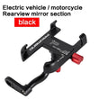Aluminum Bike Bicycle Phone Holder Motorcycle Rearview Holder Mount 360 Degree Rotatable Handlebar For Phone GPS Phone Stand - Jewelrieshub - - jewelrieshub.com - Jewelrieshub - 