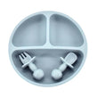 9Colors Baby Plate Set Food Grade Silicone Dishes BPA-Free Tableware Kids Feeding Bowls Kids Learning Dishes Tray Dropshiping - Jewelrieshub - - jewelrieshub.com - Jewelrieshub - 