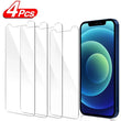 4Pcs Tempered Glass For iPhone 13 11 12 Mini 15 14 Pro Max 16E Screen Protector For iPhone 6S 7 8 Plus XR XS Max - Jewelrieshub - - jewelrieshub.com - Jewelrieshub - 