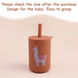 TYRY.HU 1Pc Baby Feeding Straw Cup Baby Cartoon Learning Feeding Cup Food Grade Silicone Toddler Water Bottle Tableware BPA Free - Jewelrieshub - - jewelrieshub.com - Jewelrieshub - 