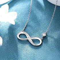 CAOSHI Low-key Luxury Fashion Necklace Female Daily Jewelry with Brilliant Zirconia Trendy Silver Color Pendant Accessories Gift - Jewelrieshub - XL962 / 45cm - jewelrieshub.com - Jewelrieshub - XL962 / 45cm