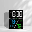 Digital Alarm Clock TEMP Humidity Date Week Disply 2 Alarm Snooze Electronic Table Clock 3-level Brightness 12/24H DST LED Clock - Jewelrieshub - - jewelrieshub.com - Jewelrieshub - 
