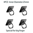 DEAHAN 304 Stainless steel finge ring cell phone holder stand 360 Adjustable hook Ring finger Kickstand For smartphone Bracket - Jewelrieshub - - jewelrieshub.com - Jewelrieshub - 
