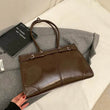 LEFTSIDE Large PU Leather Tote Bags Lady Shoulder Bag for Women 2024 Winter New Trend Fashion Y2K Retro Handbags and Purses - Jewelrieshub - - jewelrieshub.com - Jewelrieshub - 