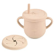 Baby Silicone Double Lids Feeding Cup With Handle Sippy BPA Free Toddlers Learning Drinkware Children Soft Straw Cups Tableware - Jewelrieshub - - jewelrieshub.com - Jewelrieshub - 