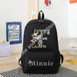 Minnie Mouse Disney Girls Boys Cartoon Backpack Anime Knapsack Breathable Student Schoolbag Wear Resistant Canvas Bag Kids Gifts - Jewelrieshub - - jewelrieshub.com - Jewelrieshub - 