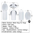 550ml Folding Pet Outdoor Walking Mug Portable Travel Water Bottle Puppy Cats Dogs Drinking Water Dispenser Cup Supplies - Jewelrieshub - - jewelrieshub.com - Jewelrieshub - 
