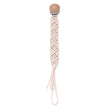 Baby Beech Wood Pacifier Clip Handmade Crochet Cotton Rope Nipple Chain For Baby Nursing Chew Toy Shower Gift Soother Chain - Jewelrieshub - - jewelrieshub.com - Jewelrieshub - 