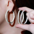 CAOSHI Big Luxury Circle Earrings for Women Sparkling Zirconia Jewelry for Anniversary Party Gorgeous Accessories for Ceremony - Jewelrieshub - - jewelrieshub.com - Jewelrieshub - 