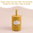 TYRY.HU 1Pc Baby Feeding Straw Cup Baby Cartoon Learning Feeding Cup Food Grade Silicone Toddler Water Bottle Tableware BPA Free - Jewelrieshub - - jewelrieshub.com - Jewelrieshub - 