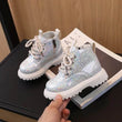 Kids Platform Ankle Boots New Glossy School Boots for Girls Fashion Spring Autumn Children Causal Short Leather Boots Soft Soled - Jewelrieshub - - jewelrieshub.com - Jewelrieshub - 