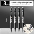 M&g Thick Head Gel Pen 1.0mm black Retractable Bullet Signature Pen Large Capacity K35 Signature Pen for Business Office - Jewelrieshub - - jewelrieshub.com - Jewelrieshub - 