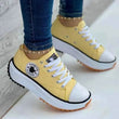 2025 New Women Pattern Canvas Sneakers Women Casual Shoes Women Sneakers Shoes Flat Lace-Up Zapatillas Mujer Chaussure Femme - Jewelrieshub - - jewelrieshub.com - Jewelrieshub - 