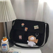 Cute Canvas Bag Wild Student Women Handbags Shoulder Bag Female Japanese Harajuku Diagonal Crossbody Bags for Girl Pouch Bolsas - Jewelrieshub - - jewelrieshub.com - Jewelrieshub - 