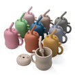 1pcs Baby Silicone Straw Cup BPA Free Portable Storage Snack Container Feeding Cup Kids Leakproof Learning Drink Cup - Jewelrieshub - - jewelrieshub.com - Jewelrieshub - 