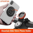Bike Phone Holder,Bicycle Phone Mount-Universal Aluminum MTB/Road Bike Stem Cycling Phone Clamp,Quick Lock Release/Attach/Detach - Jewelrieshub - - jewelrieshub.com - Jewelrieshub - 