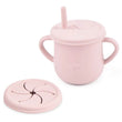 Baby Silicone Double Lids Feeding Cup With Handle Sippy BPA Free Toddlers Learning Drinkware Children Soft Straw Cups Tableware - Jewelrieshub - - jewelrieshub.com - Jewelrieshub - 