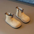 Autumn Winter Baby Boys Girls Boots Oxford Suede Children Casual Shoes Outdoor Anti-slip Infant Shoes Plush Kids Ankle Boots - Jewelrieshub - - jewelrieshub.com - Jewelrieshub - 