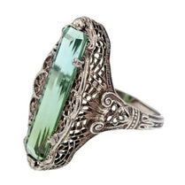 CAOSHI Luxury Women's Finger Rings for Party Bright Green Pear-shaped Crystal Noble Lady Vintage Style Accessories Gorgeous Gift - Jewelrieshub - B587 / 10 - jewelrieshub.com - Jewelrieshub - B587 / 10