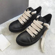 Men's Casual Shoes Jumbo Shoelace Women's Sneakers Leather Shoes for Men Lace-up O-wen Fashion Men's Sneakers - Jewelrieshub - - jewelrieshub.com - Jewelrieshub - 