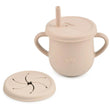 Baby Silicone Double Lids Feeding Cup With Handle Sippy BPA Free Toddlers Learning Drinkware Children Soft Straw Cups Tableware - Jewelrieshub - - jewelrieshub.com - Jewelrieshub - 