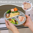 3PCS Children'S Tableware Set Baby Eating Food Training Silicone Set Adsorbed On The Table Feeding Dishes Plate With Spoon Fork - Jewelrieshub - - jewelrieshub.com - Jewelrieshub - 