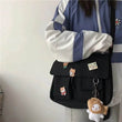 Cute Canvas Bag Wild Student Women Handbags Shoulder Bag Female Japanese Harajuku Diagonal Crossbody Bags for Girl Pouch Bolsas - Jewelrieshub - - jewelrieshub.com - Jewelrieshub - 