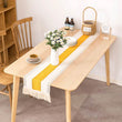 Cotton And Linen Table Runner For Wedding Decoration Festivals Easter Decoration 2024 Mariage chemin de table - Jewelrieshub - - jewelrieshub.com - Jewelrieshub - 