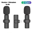 K11 Professional Wireless Lavalier Microphone For iPhone iPad Android Live Broadcast Gaming Recording Interview Mini Mic - Jewelrieshub - - jewelrieshub.com - Jewelrieshub - 