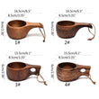 Y1UB 210ML Finland Kuksa Portable Coffee Mugs Handmade Milk Cup With Handgrip Breakfast Drinking Kitchen Drinkware - Jewelrieshub - - jewelrieshub.com - Jewelrieshub - 