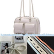 JIAERDI Retro White Bowling Bag Purse Women Hot Girls Leather Pocket Chic Casual Handbag Female Vintage Shoulder Bags Aesthetic - Jewelrieshub - - jewelrieshub.com - Jewelrieshub - 