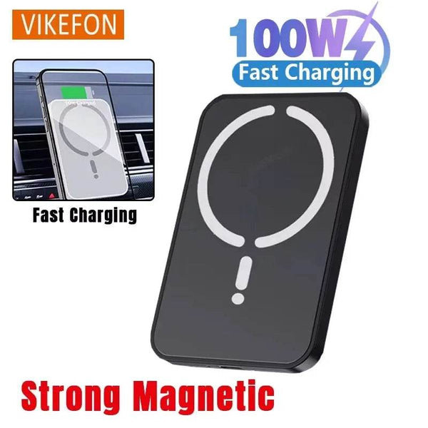 100W Magnetic Wireless Car Charger Air Outlet Phone Holder for iPhone 16 15 14 13 12 Pro Max Fast Wireless Car Charging Station - Jewelrieshub - - jewelrieshub.com - Jewelrieshub - 