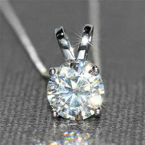 CAOSHI Luxury Bling Round Cubic Zirconia Pendant Necklace for Women Exquisite Daily Collocation Jewelry Accessories Wholesale - Jewelrieshub - XL270 / 45cm - jewelrieshub.com - Jewelrieshub - XL270 / 45cm