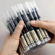 10pcs High Quality Needle Type Gel Pens Black Ink Straight Liquid Ballpoint Pen Kawaii Stationery School Office Supplies Writing - Jewelrieshub - - jewelrieshub.com - Jewelrieshub - 