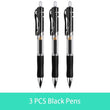 Retractable Gel Pen Set 0.5mm Black/Red/Blue Large Capacity Ball Point Pen Handle Replaceable Refills Rod School Office Supplies - Jewelrieshub - - jewelrieshub.com - Jewelrieshub - 