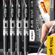 M&g Thick Head Gel Pen 1.0mm black Retractable Bullet Signature Pen Large Capacity K35 Signature Pen for Business Office - Jewelrieshub - - jewelrieshub.com - Jewelrieshub - 