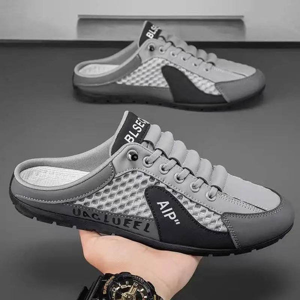 2025 Summer New Half Carrier Men's Shoes Soft Sole Casual Comfortable Sneakers Men's Slip-on Beanie Shoes sneakers for men - Jewelrieshub - - jewelrieshub.com - Jewelrieshub - 