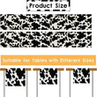 Cow Print Table Runner Farm Black White Cowhide Tablecloth Parties Western Barnyard Cowboy Themed Birthday Home Kitchen Decor - Jewelrieshub - - jewelrieshub.com - Jewelrieshub - 