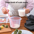 250/500/1000ML Easuring Cup Silicone Measuring Cups and Spoons Plastic Jug Digital Kitchen Scale Baking Tools Timer Accessories - Jewelrieshub - - jewelrieshub.com - Jewelrieshub - 