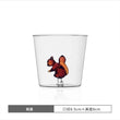 Creative Water Tumbler Glass Cup 3D Cactus Squral Bunny Rabbit Duck Duckling Clear Cup Table Decor Drinkware 1 Piece - Jewelrieshub - - jewelrieshub.com - Jewelrieshub - 