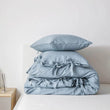 Simple&Opulence 100% Linen 3Pcs Bedding Set Natural Flax Breathable King Size with Coconut Button Comforter Duvet Cover Set - Jewelrieshub - - jewelrieshub.com - Jewelrieshub - 